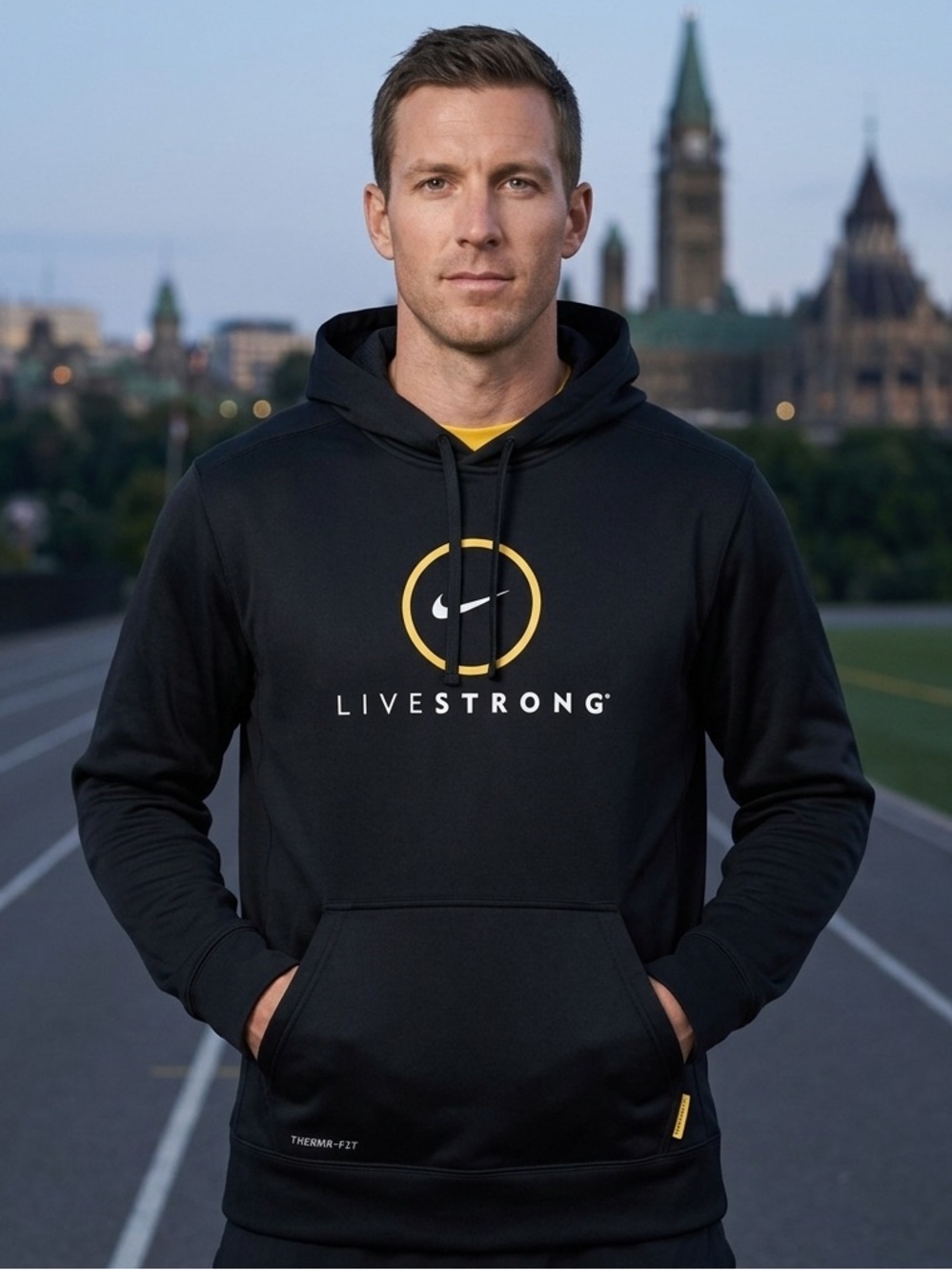Men’s Vintage Nike Livestrong Therma-FIT Pullover Hoodie